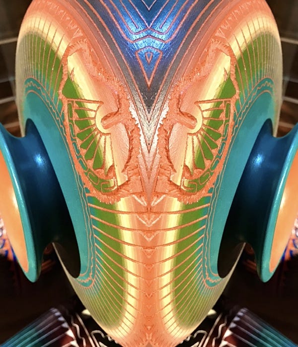 photo art from matt skulski that looks like an alien